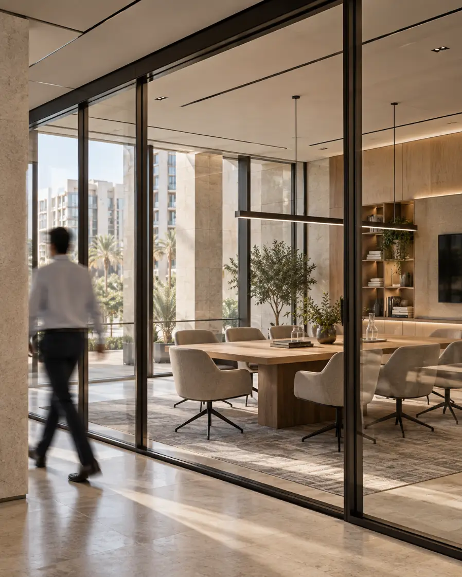 Al Noor Offices conference room alternate view