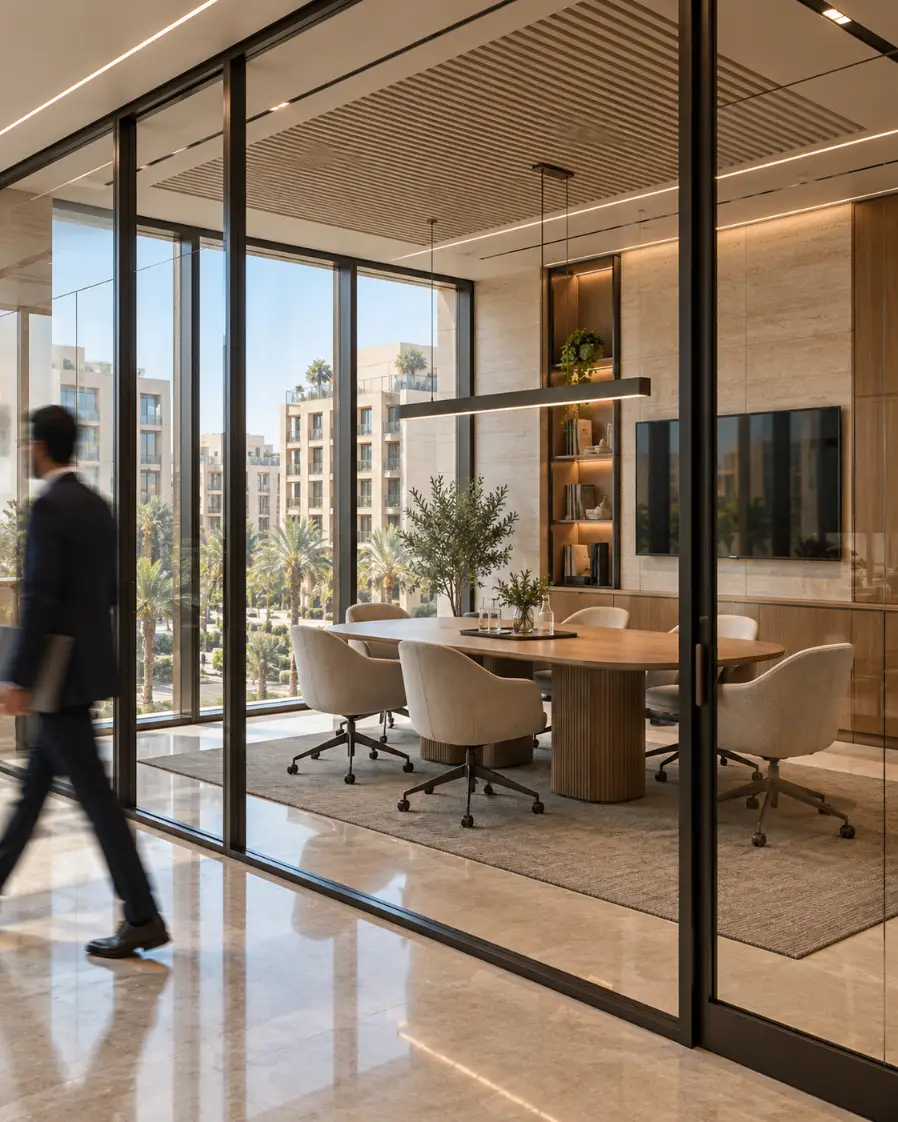 Al Noor Offices conference room
