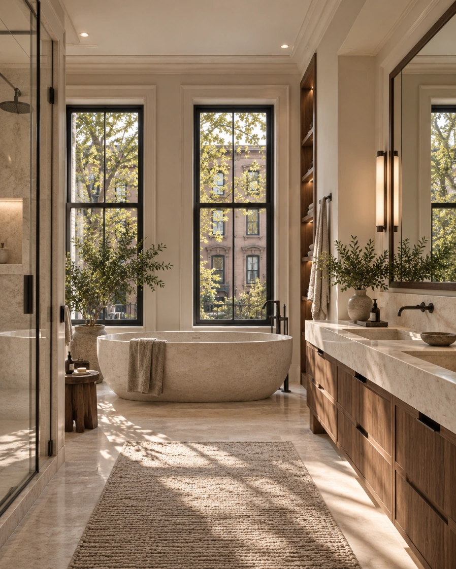 Brooklyn Heights Residence primary bathroom