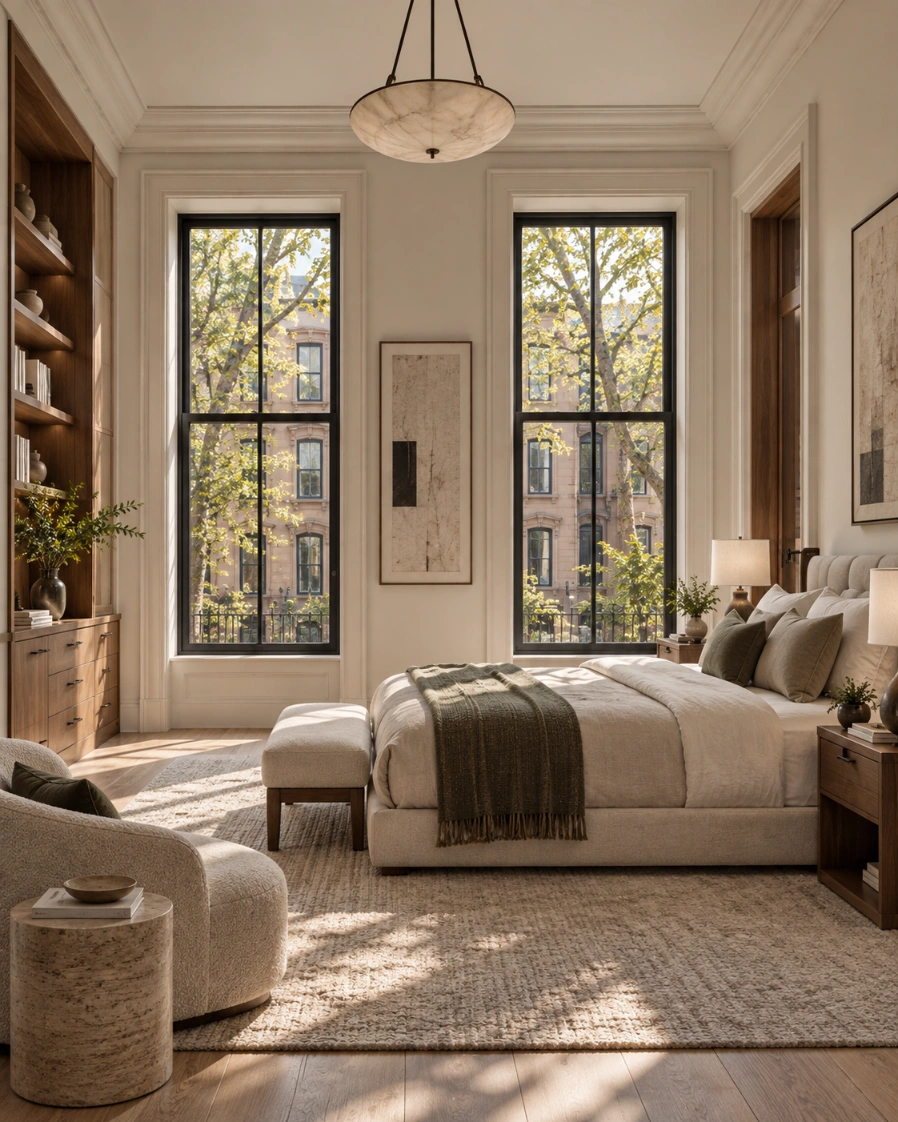 Brooklyn Heights Residence secondary bedroom
