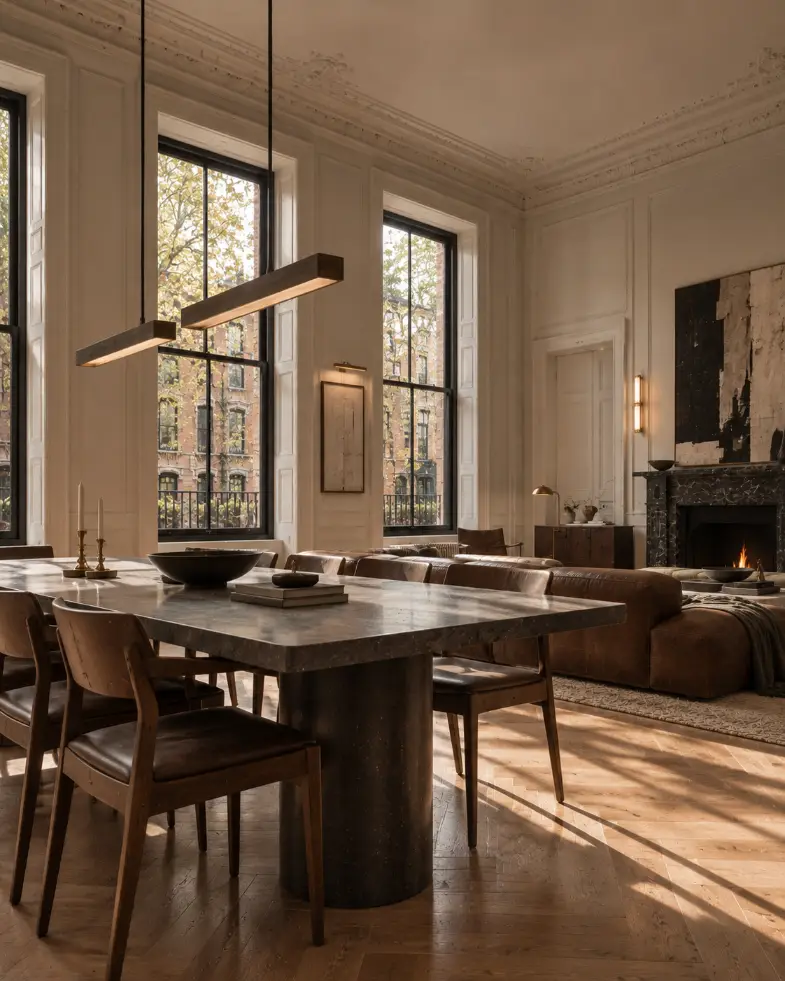 Chelsea Townhouse dining