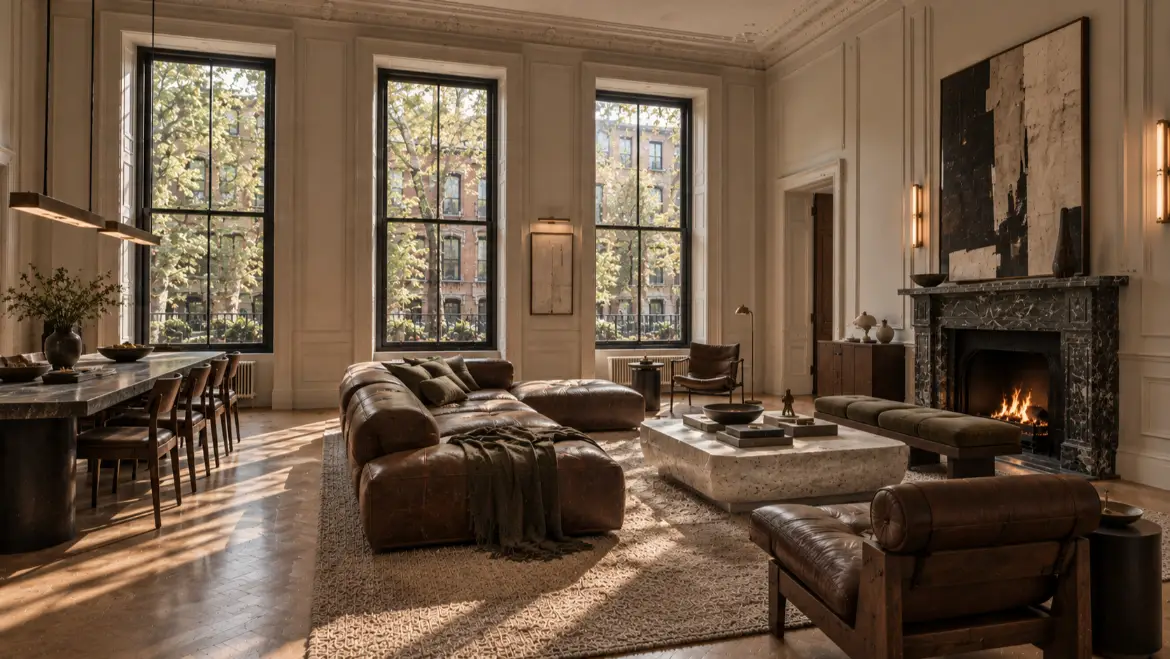 Chelsea Townhouse living room alternate view