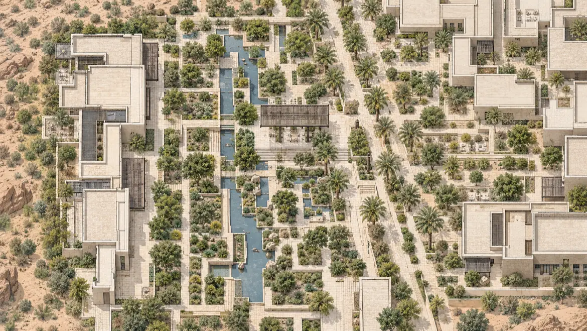 Desert Garden Retreat layout plan