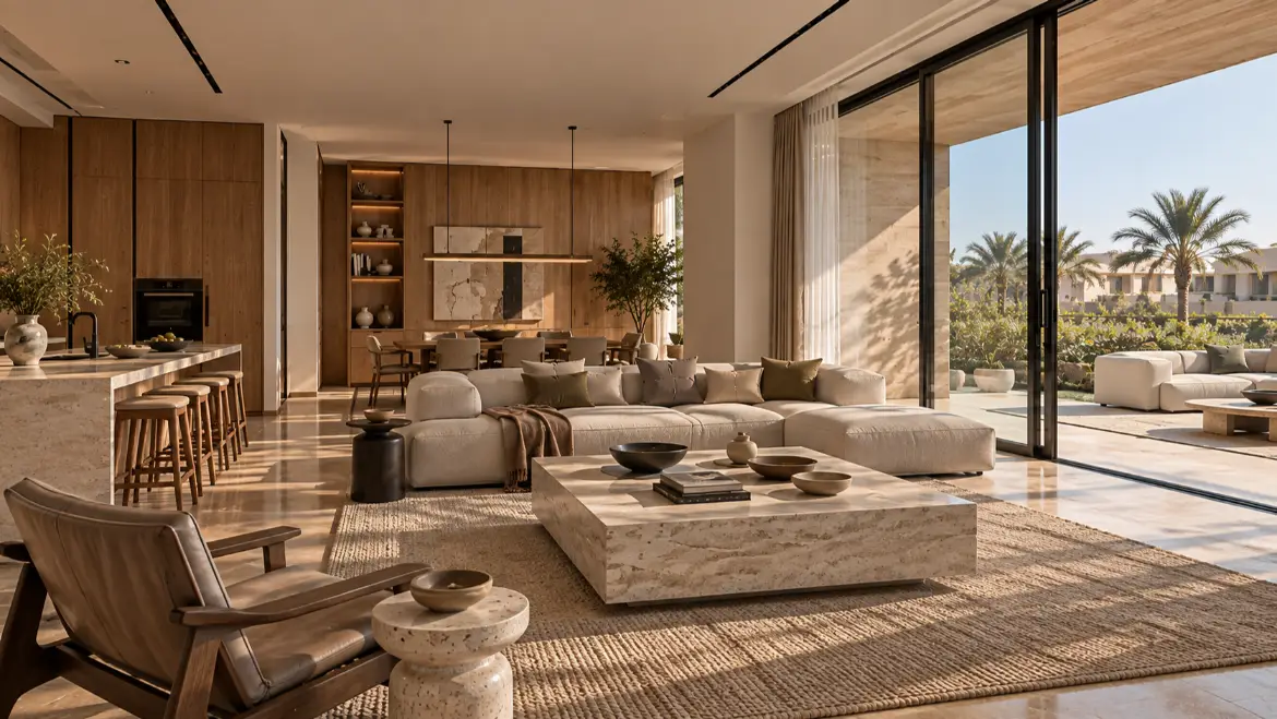 Jumeirah Residence main living space