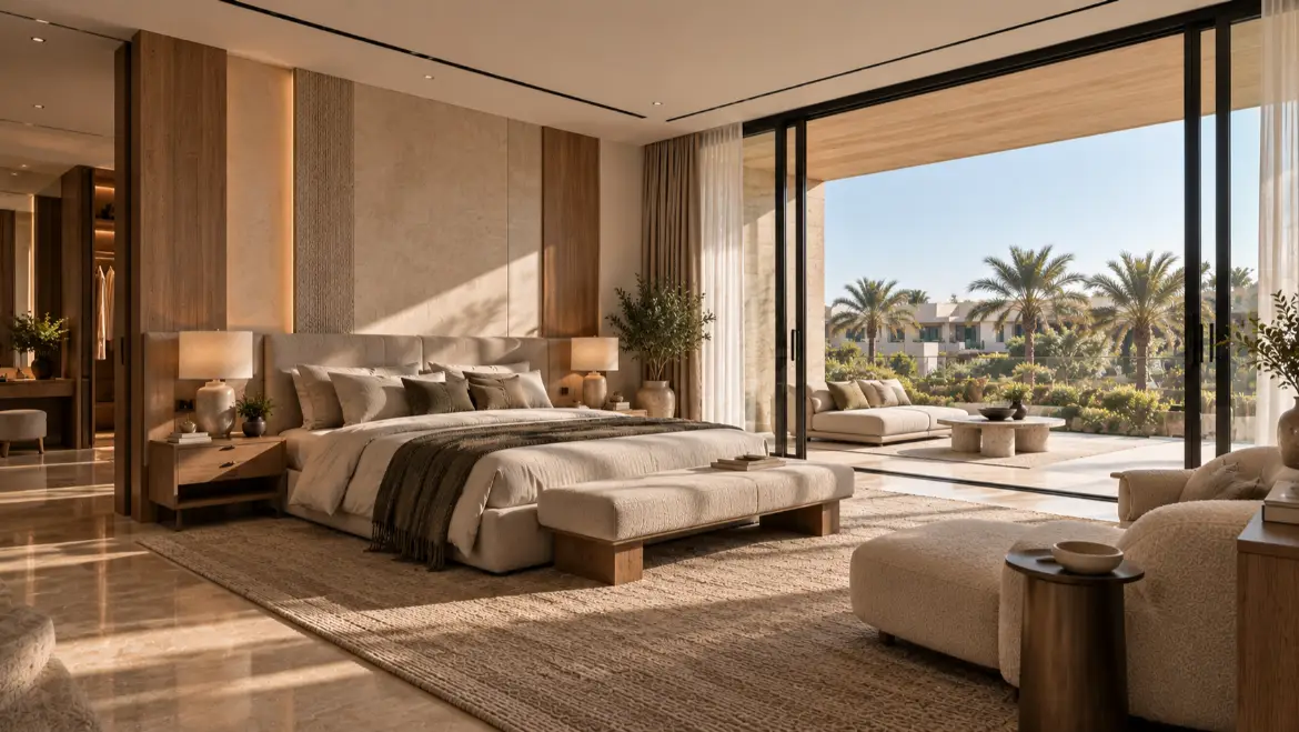 Jumeirah Residence primary bedroom