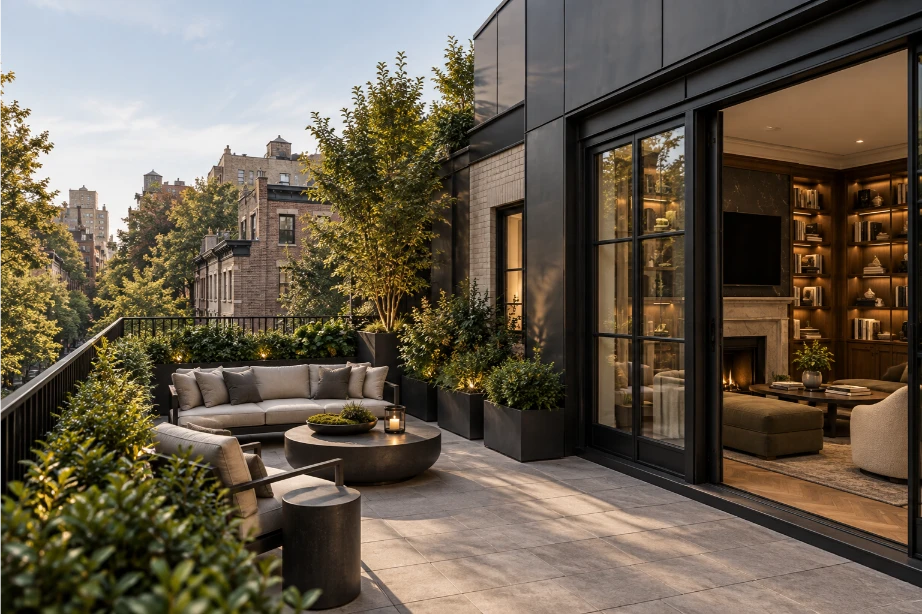Mercer House terrace