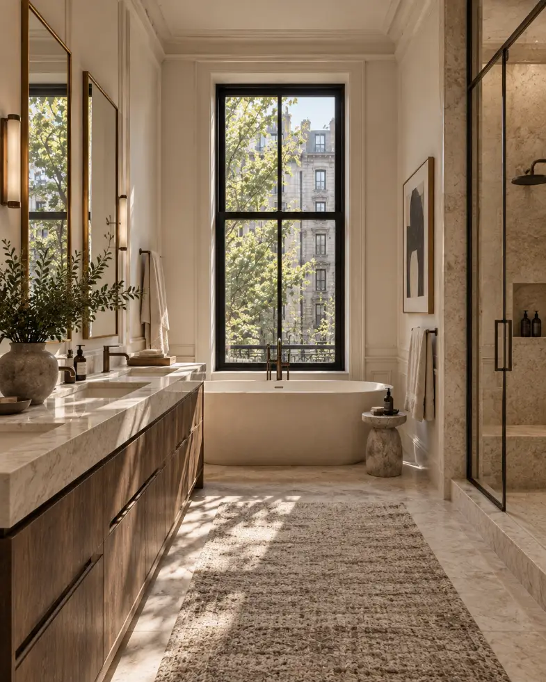 Park Avenue Residence primary bathroom