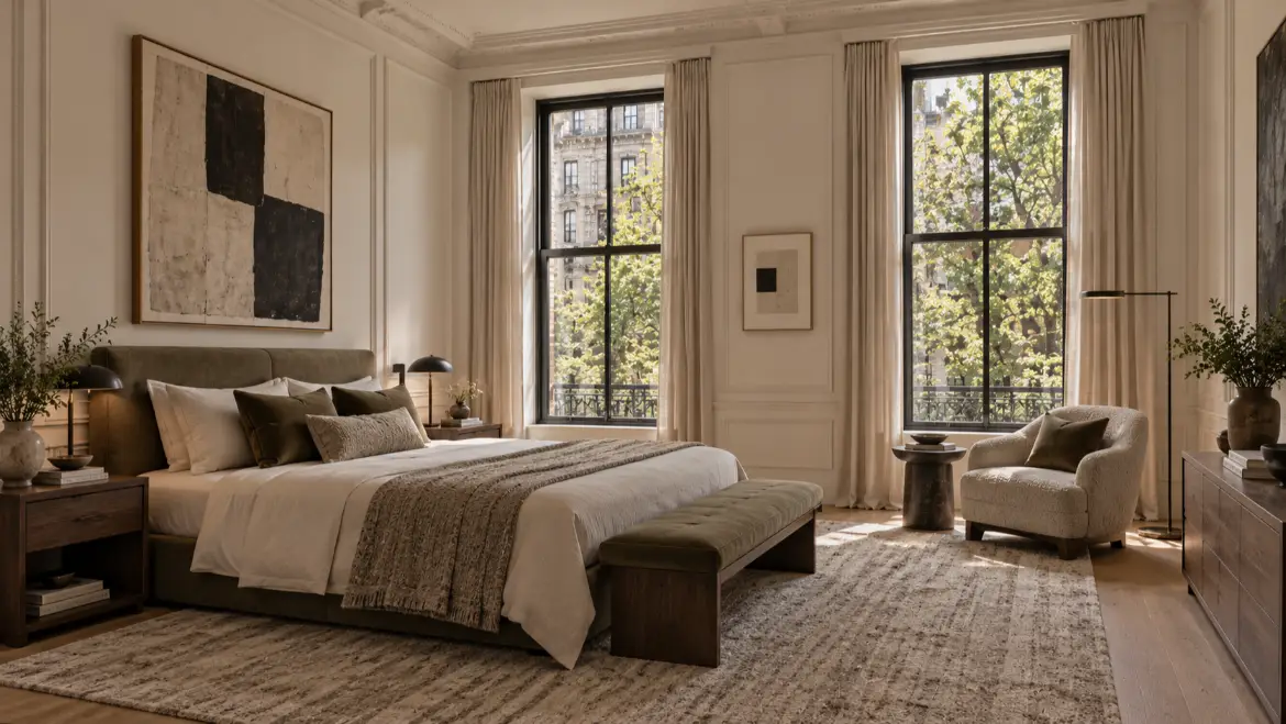 Park Avenue Residence primary bedroom