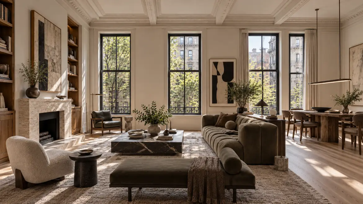 Park Avenue Residence living room