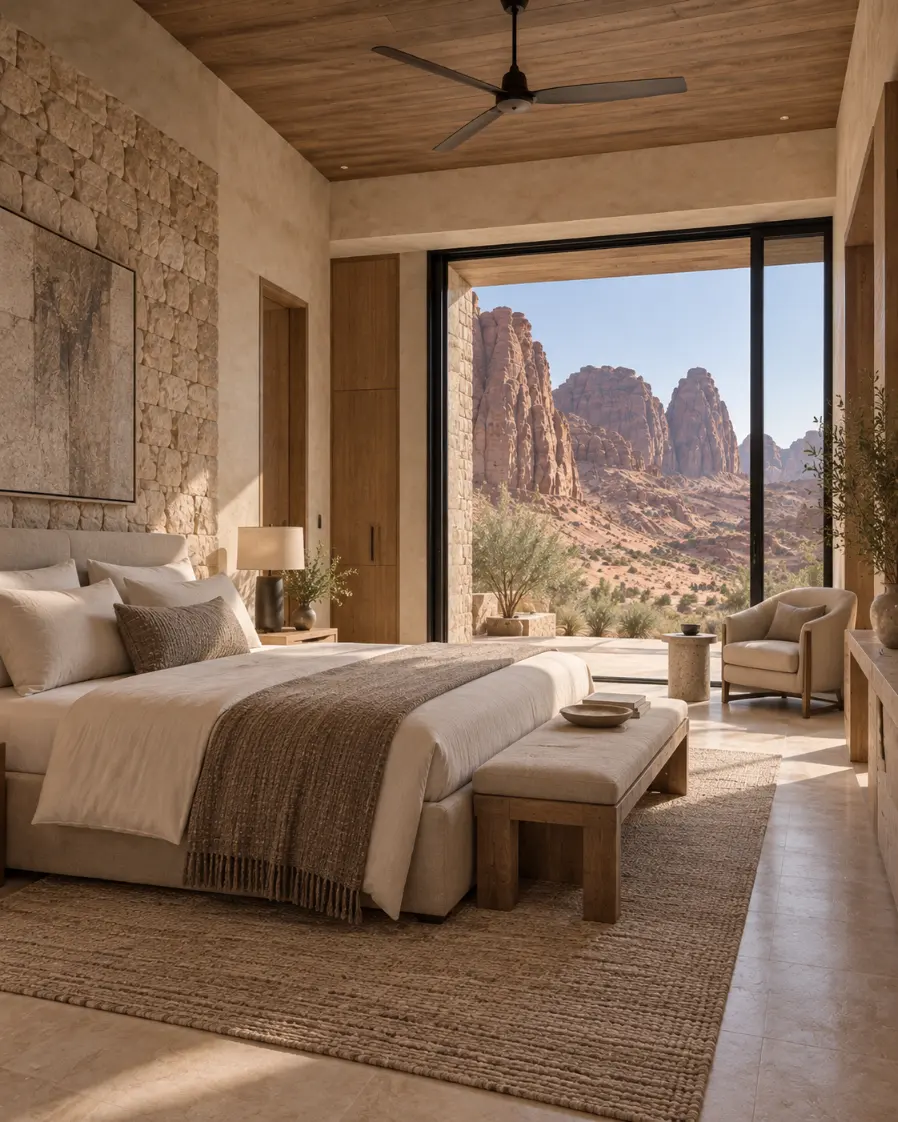 Wadi Stone Retreat bedroom